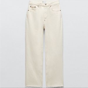 Zara Straight Leg Jeans - White